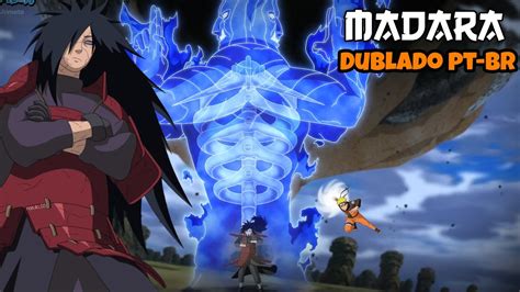 Madara Conhece Naruto Dublado Em Português Madara Vs Aliança Shinobi