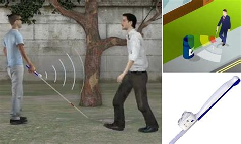 Smart Cane Lets Blind People See Objects Ahead Of Them Blind People
