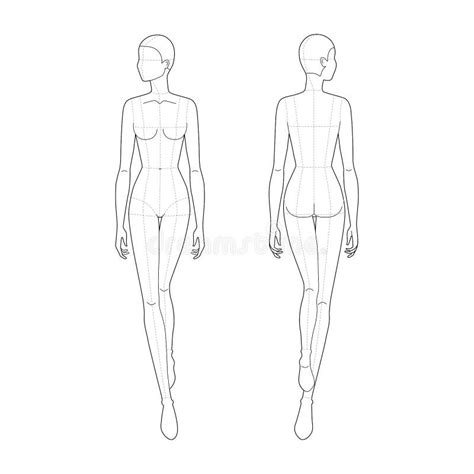 Printable Outline Of Female Human Body Front And Back Body