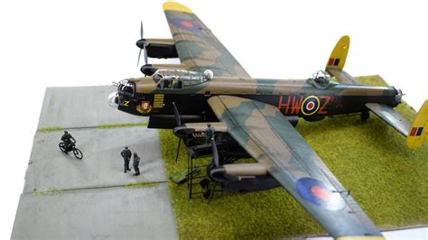 Full Build Revell Avro Lancaster Bmkiiii 172 Scale Plastic Model