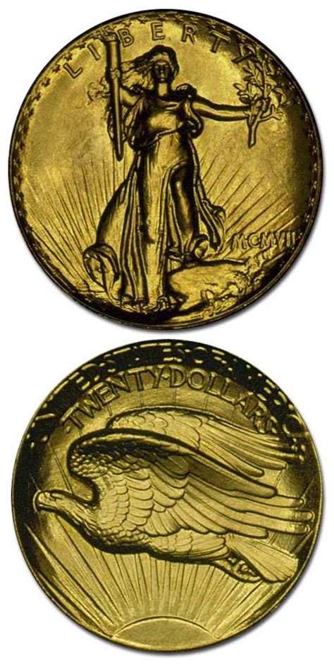 1907 Saint Gaudens Ultra High Relief Double Eagle Coinsite
