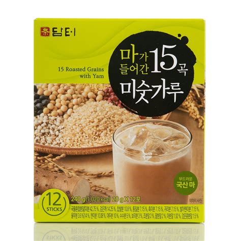 Damtuh Korean Roast Grain With Yam Tea 15 Roasted Grains Mixed Powder