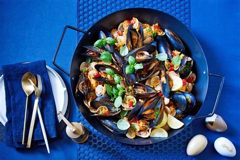 Check spelling or type a new query. Couscous paella with clams and mussels - Recipes ...