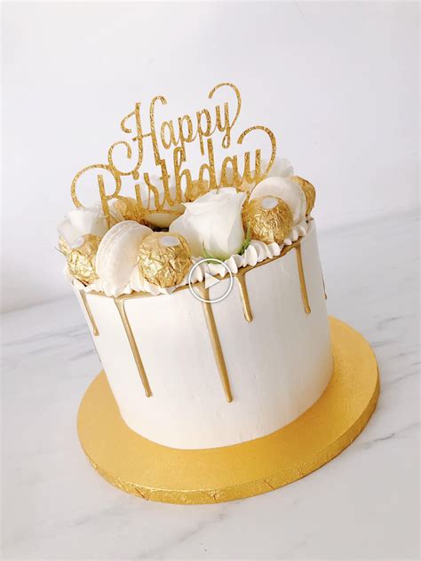 golden birthday cake decorating ideas birthday cake images
