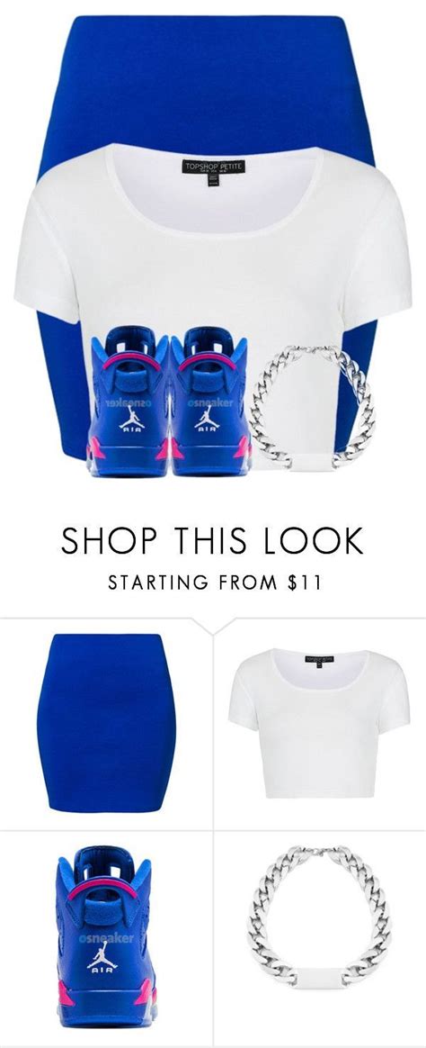 jordan outfit 2 by qveendesarae liked on polyvore featuring vero moda topshop and retrÃ²