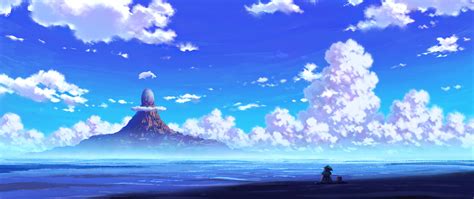 2560x1080 Anime Scenery Sitting 4k Wallpaper2560x1080 Resolution Hd 4k