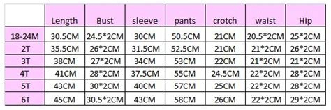 Branded Baby And Kids Clothesgap Pajamas Rm23 Size Chart