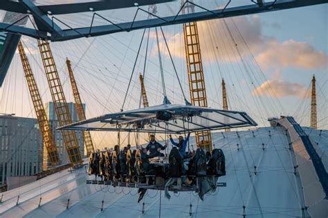 Dine Suspended 100ft Above The O2 With London In The Sky