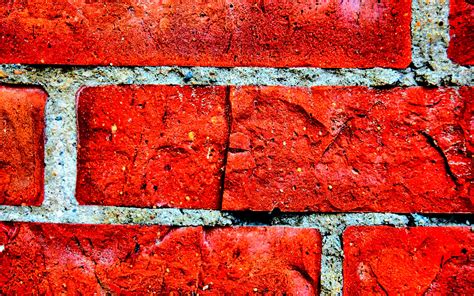 Pattern Brick Bricks Texture Abstract Red Bokeh Wallpaper 1920x1200