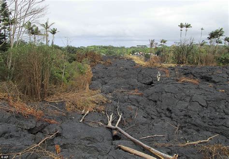 Lava Flow Creeping Down Hawaii Mountain For More Than Four Months