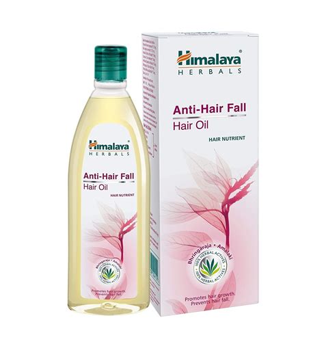 Himalaya hair oil and serum online. Himalaya Herbals Anti-Hair Fall Hair Oil, 200ml (Pack of 5 ...