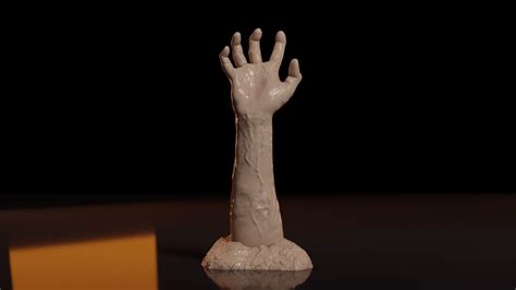 Zombie Hand 3d Model 3d Printable Cgtrader