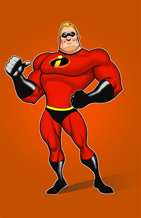ArtStation - Mr. Incredible - #100dayproject Day 002, Vince Russell