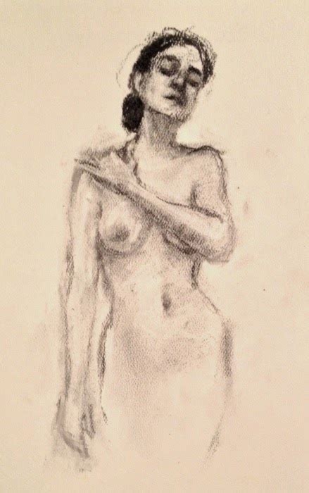 Connie Chadwell S Hackberry Street Studio Nude Sketch Original