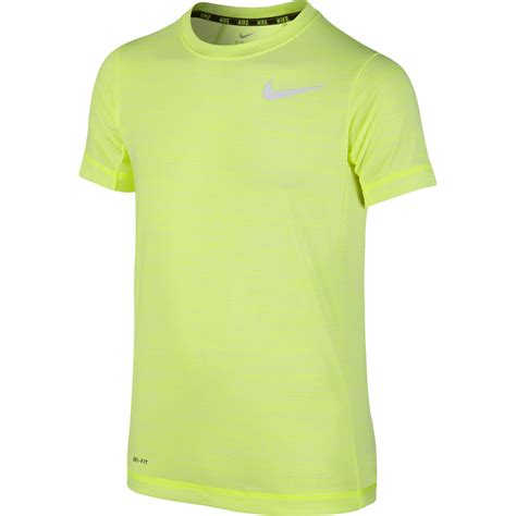 Graphic tees design and style tricks disclosed. Nike Boys Dri-FIT Cool Training Shirt - Volt/White ...