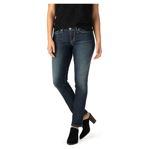 Signature By Levi Strauss And Co Womens Mid Rise Modern Slim Jeans