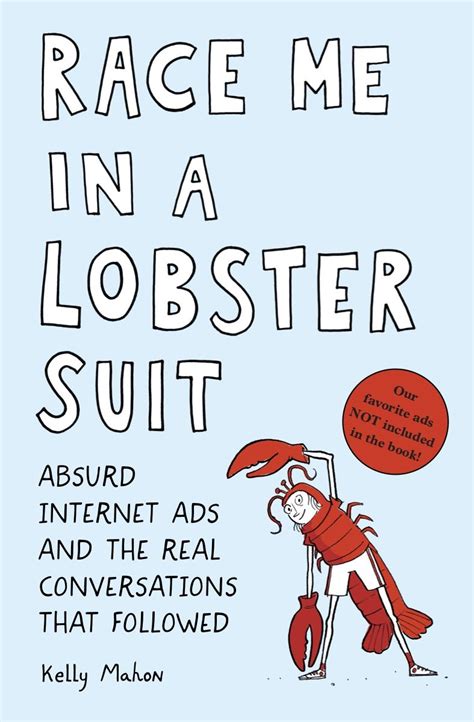 Race Me In A Lobster Suit Sneak Peek Internet Ads E Book Books