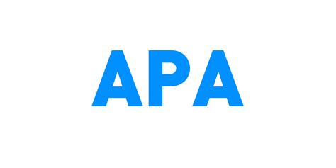 Apa style requires 2 elements: L'APA en établissement - Senior valdoise