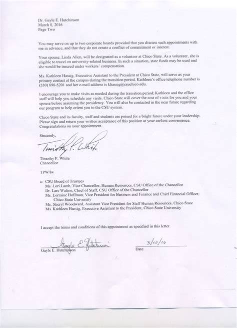 Maybe you would like to learn more about one of these? Model Of Cfo Appointment Letter : December 6 2006 Albert ...