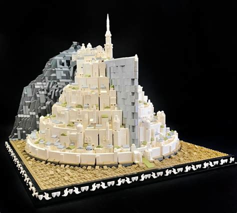 Lego Minas Tirith By Nicola Bozzolan 1 1 The Brothers Brick The