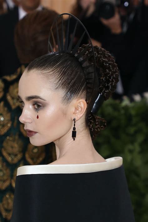 Lily Collins Makeup at the Met Gala 2018 | POPSUGAR Beauty Photo 6
