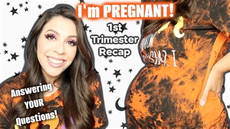 Im Pregnant 🤰🏻 1st Trimester Recap Answering Your Questions Erika Deocampo Youtube