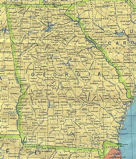 Georgia Base Map