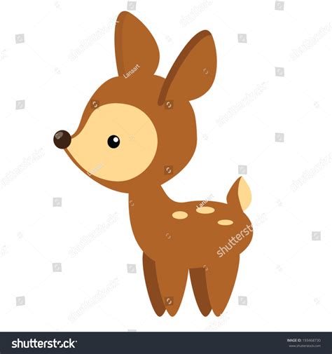 Funny Deer Vector Illustration 193468730 Shutterstock