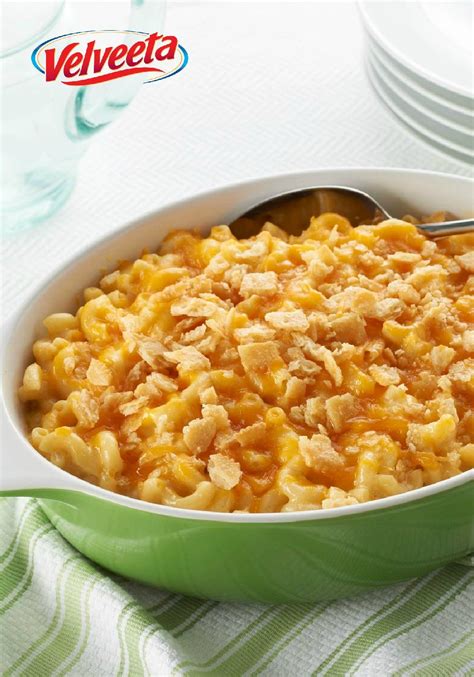 Serve it with a green vegetable.peas are a favorite with cheesy macaroni. VELVEETA Down-Home Macaroni & Cheese - If you're looking ...