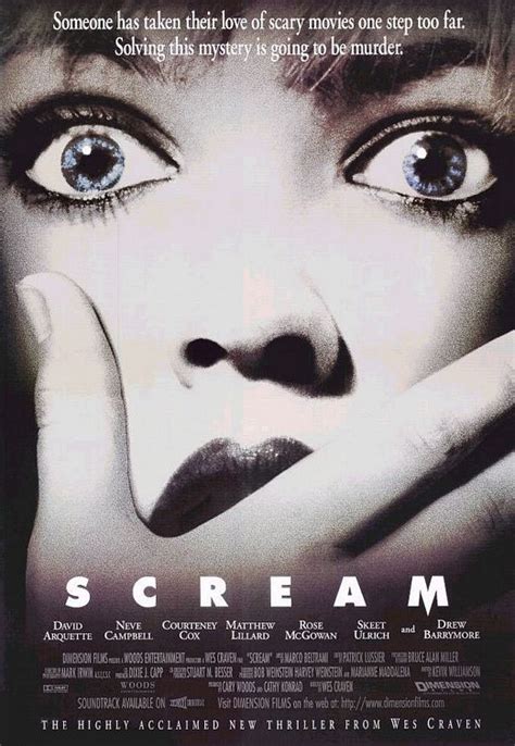 Slasher Movie Posters Scream 1996 Slasher Studios