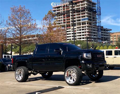 2015 Gmc Sierra 1500 With 24x14 73 American Force Blade Ss8 And 3513