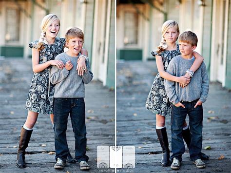 Older Sibling Cool Photography Poses For Brother And Sister