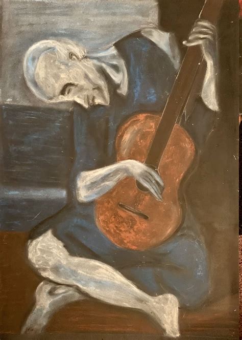 Picasso Reproduction Oil Pastel 8th Grade Oil Pastel Painting Art