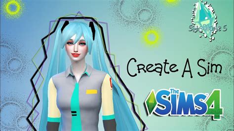 Los Sims 4 Create A Sim Hatsune Miku Youtube