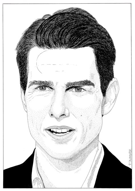 Tom Cruise Drawing By Pascal Tavarner Artmajeur