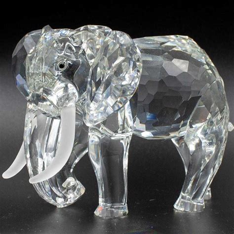 Swarovski Crystal Elephant Figurine