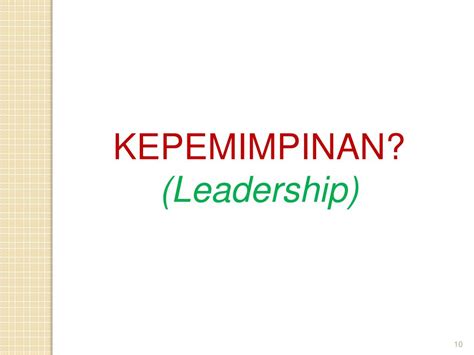 Ppt Kepemimpinan Powerpoint Presentation Free Download Id4244867