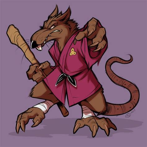 Masta Splinter By Teaselbone On Deviantart Teenage Mutant Ninja