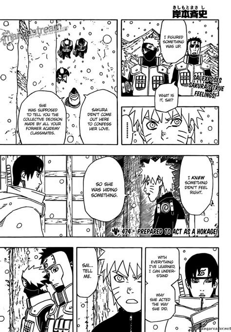 Read Manga Naruto Chapter 474 Prepared To Act As A Hokage