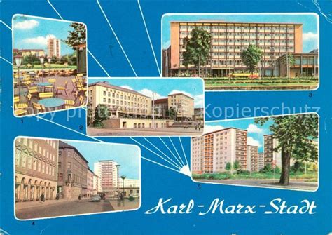 Ak Karl Marx Stadt Hotel Moskau Nr 10774737 Oldthing
