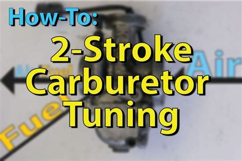 2 stroke engine tuning is about getting all the core components working together in symmetry. 2-Stroke Carb Tuning On Your Dirt Bike - How-To | Fix Your ...