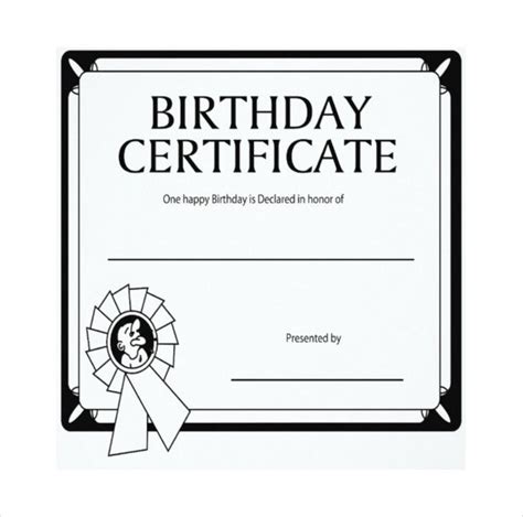 Birthday Gift Certificate Template Word Free Download Plmphp