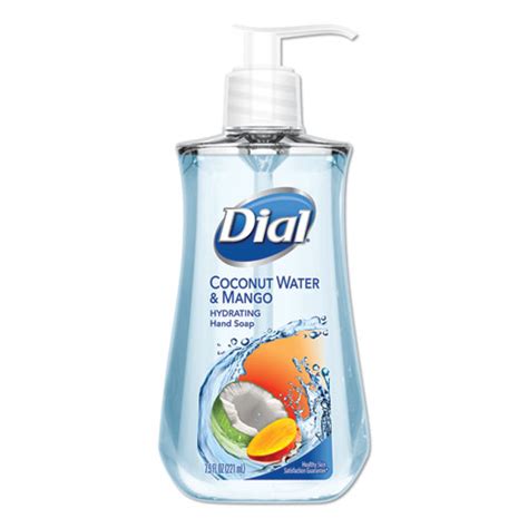 Dial Liquid Hand Soap Coconut Water And Mango 75 Oz Pump Bottle