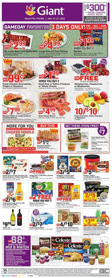 Giant Food Ad Circular 0121 01272022 Rabato