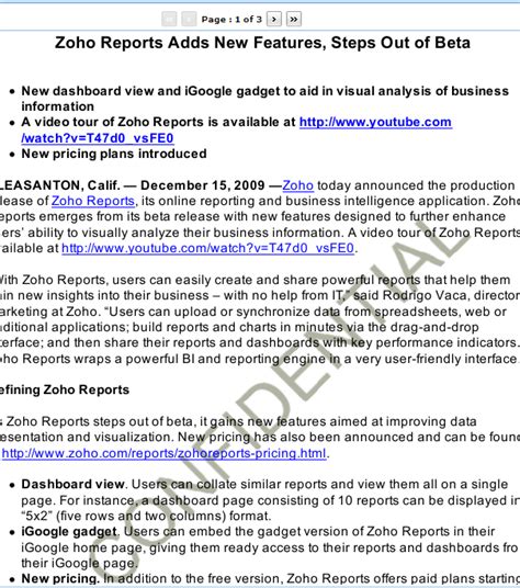 Insert Watermarks In Your Zoho Writer Documents Zoho Blog