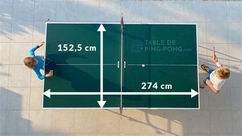 Les Dimensions Dune Table De Ping Pong Table Ping