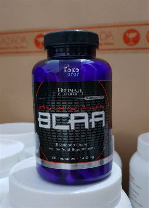 Jual Suplemen Fitness BCAA 120 Capsules ULTIMATE NUTRITION ...