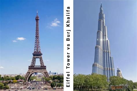 Eiffel Tower Height Comparison