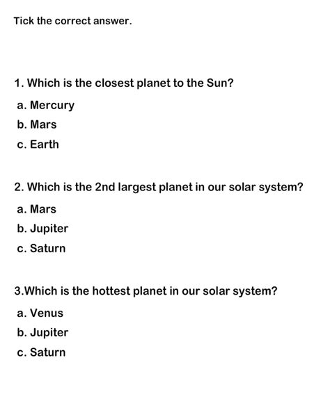 All about animals, food chains, my senses, life cycles, human body, the seasons, where do animals live?, magnets, weather, land, water, and air, light and sound. Solar System Worksheet 1 | Solar System for Kids