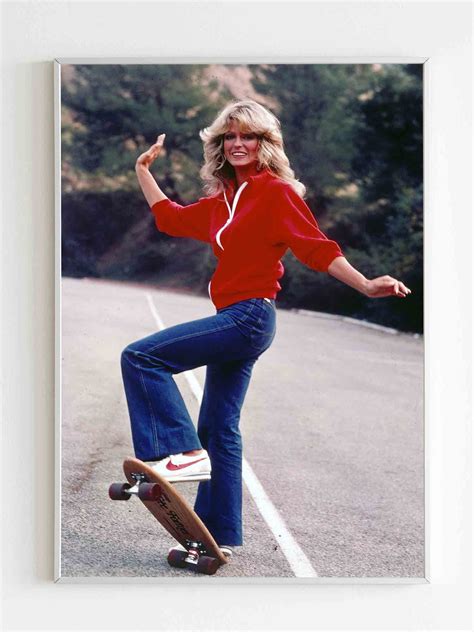 Remembering Charlies Angels Farrah Fawcett Poster In 2022 70s